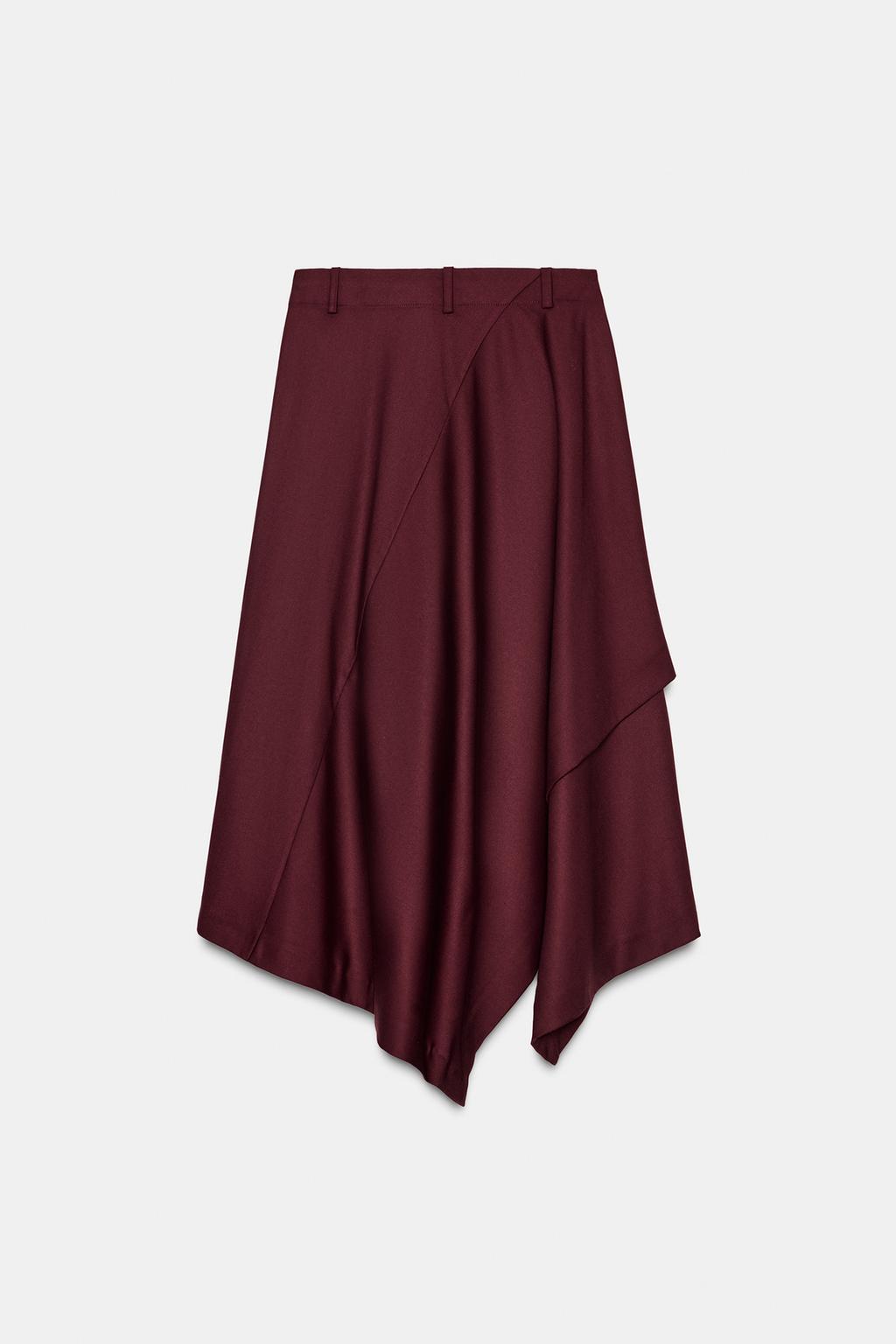 ЮБКА АСИММЕТРИЧНОГО КРОЯ — ZW COLLECTION
