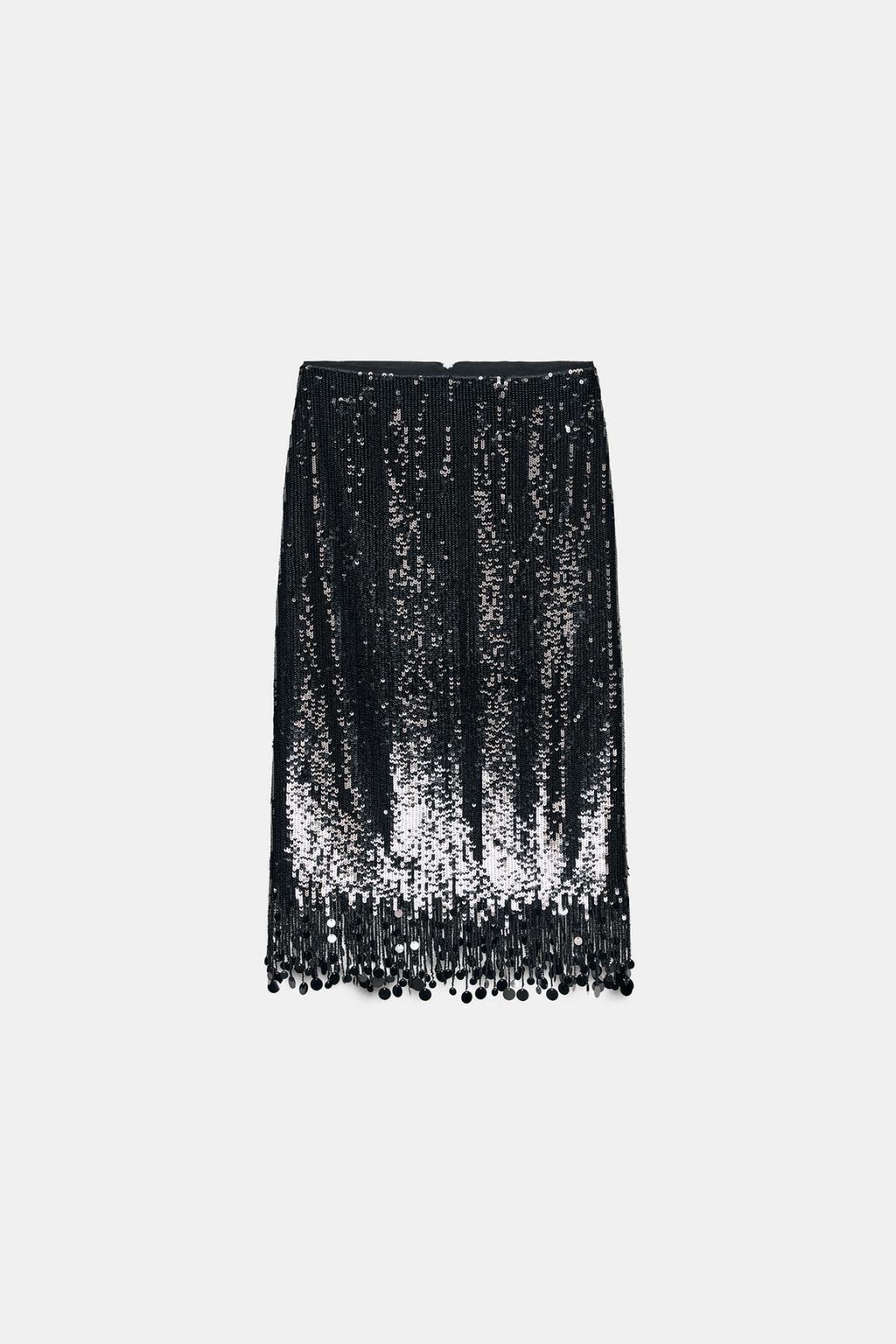 ДЛИННАЯ ЮБКА С ПАЙЕТКАМИ ZW COLLECTION