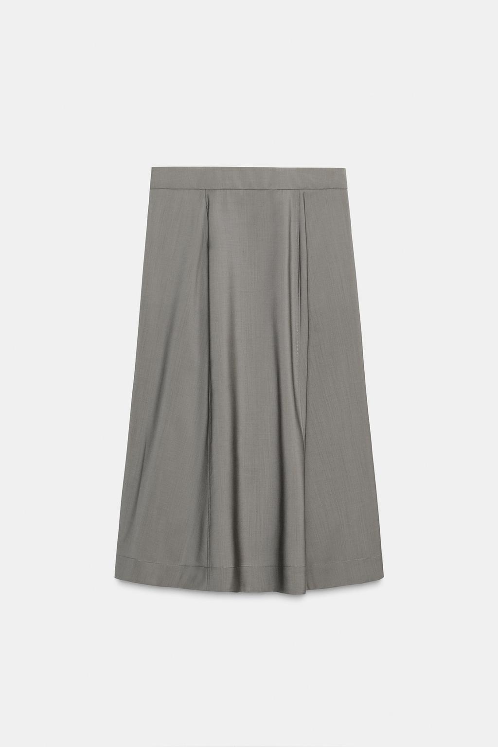ЮБКА АСИММЕТРИЧНОГО КРОЯ ИЗ ШЕРСТИ — W COLLECTION