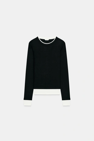 Футболка с двойным контрастом- Заказать в России