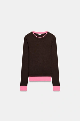 Футболка с двойным контрастом- Заказать в России