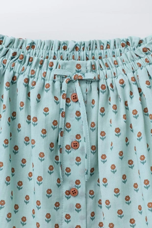 Юбка с цветочным принтом- Заказать в России