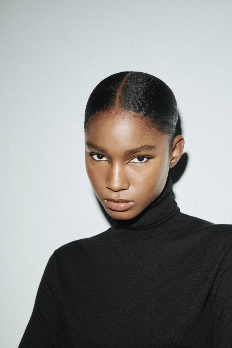 Водолазка с высоким воротником из шерсти