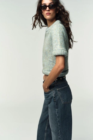 Джемпер с короткими рукавами- Заказать в России