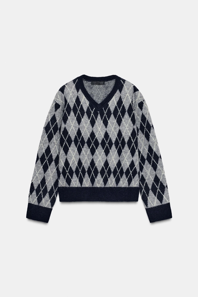 Джемпер diamond knit