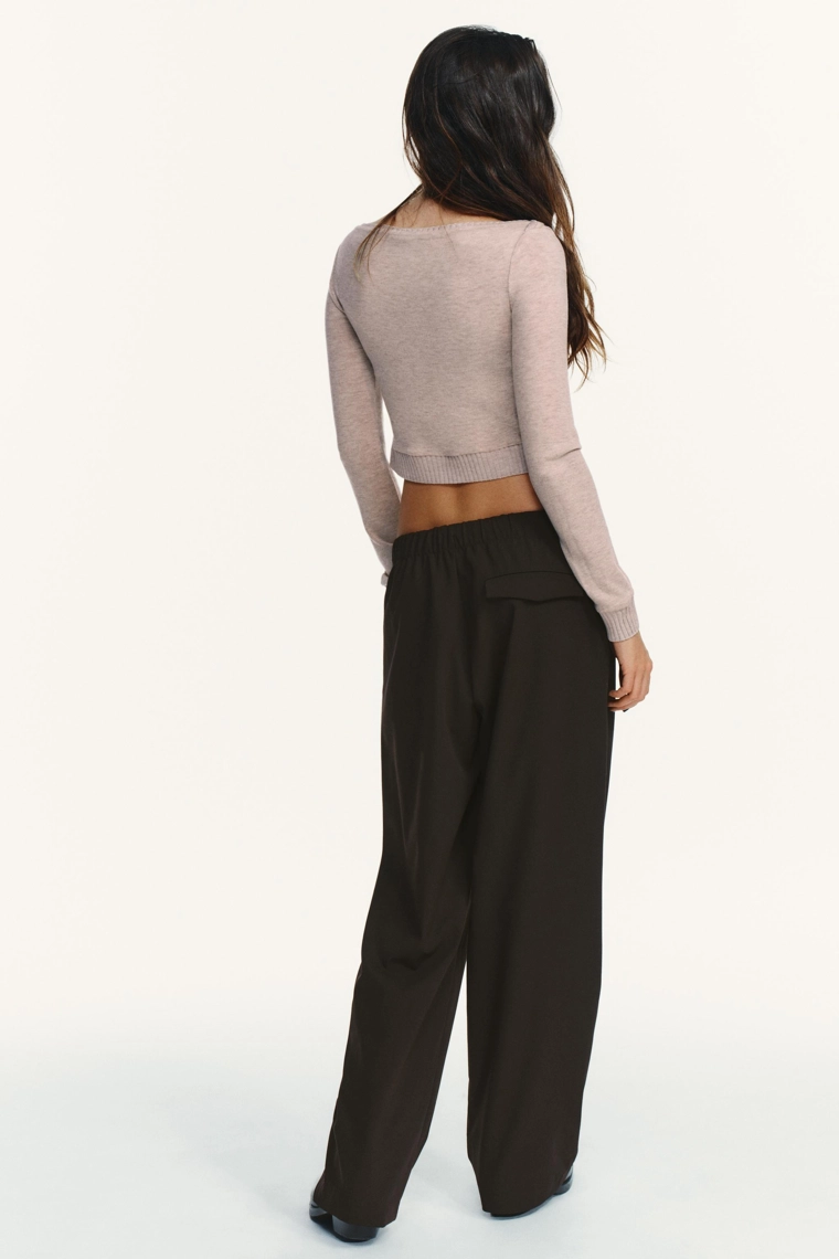 Брюки-пижама в клетку