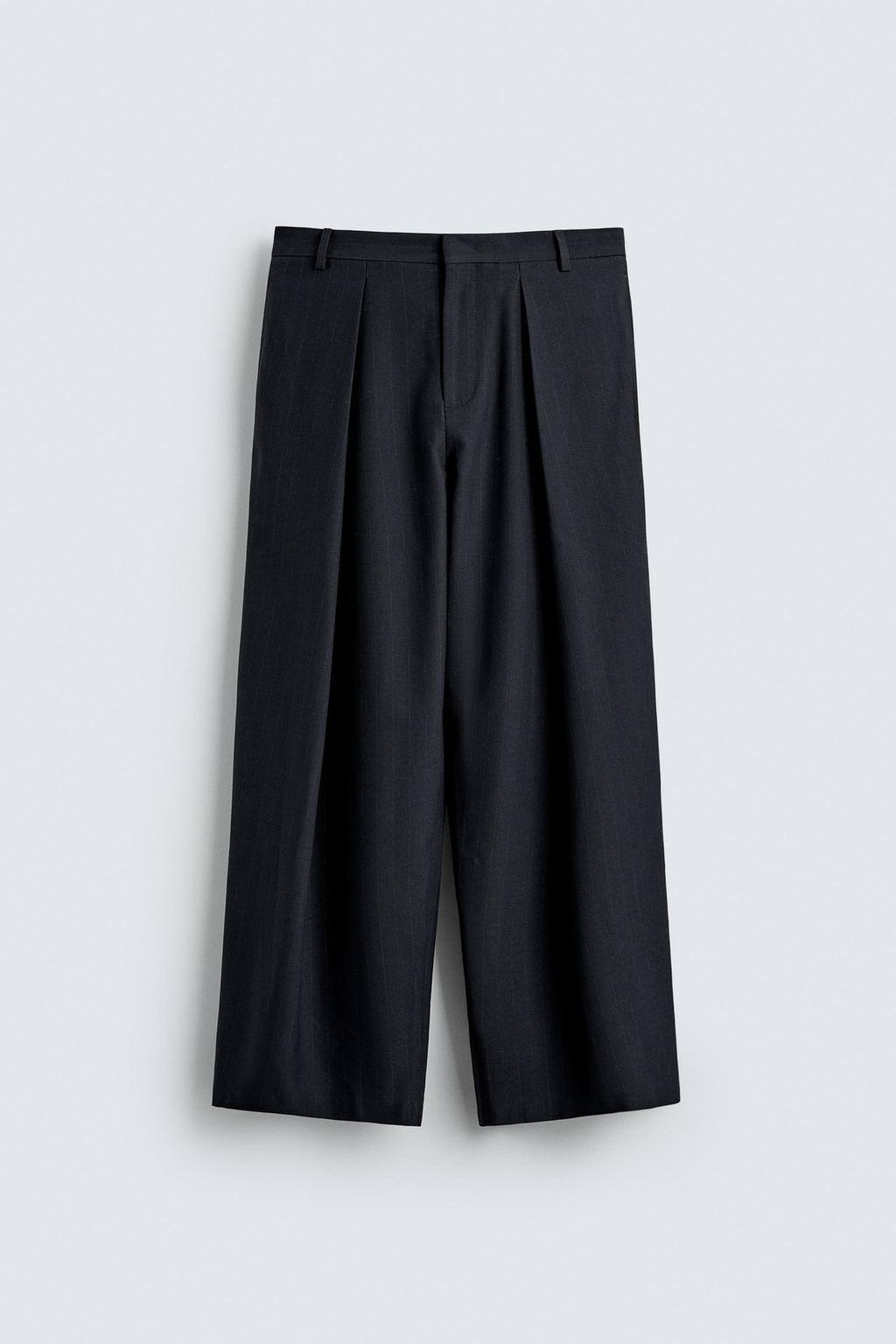 БРЮКИ RELAXED FIT СО СКЛАДКАМИ
