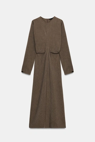 Платье миди со сборками — ZW COLLECTION- Заказать в России