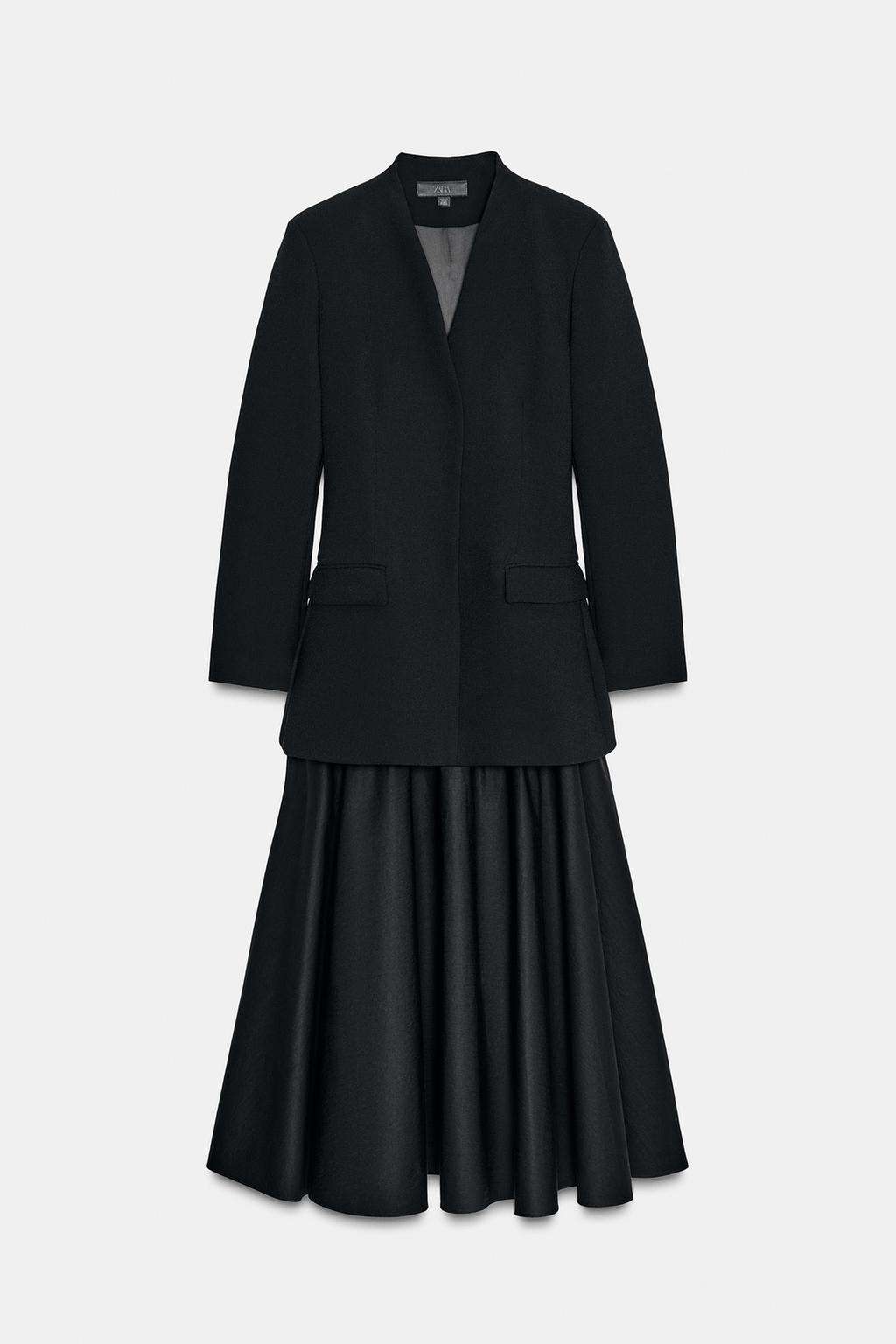 КОМБИНИРОВАННОЕ ПЛАТЬЕ-БЛЕЙЗЕР — ZW COLLECTION