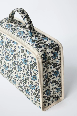 Blue | 1554/730/400 - Zara Сумка с цветочным принтом