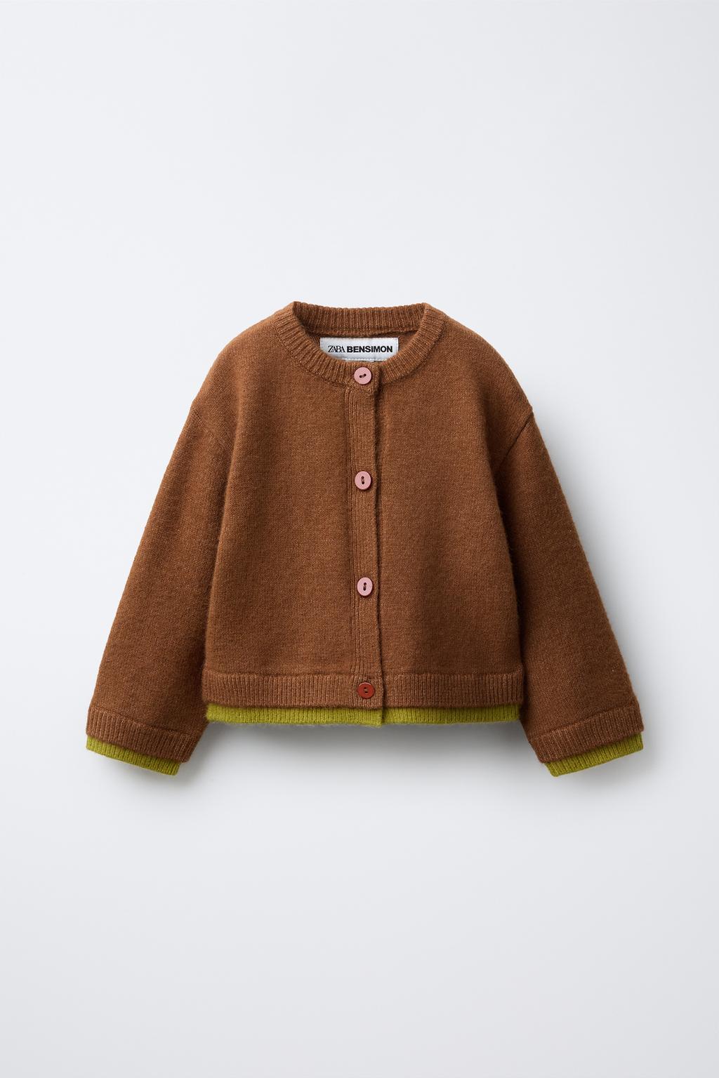 КАРДИГАН BENSIMON ® X ZARA С ДВОЙНЫМ НИЗОМ