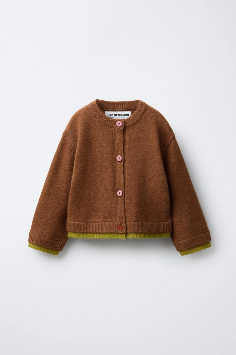 Кардиган с двойным подолом bensimon ® x zara