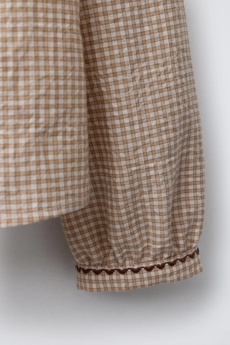 Рубашка с воротником петер пэн и вышивкой bensimon ® x zara