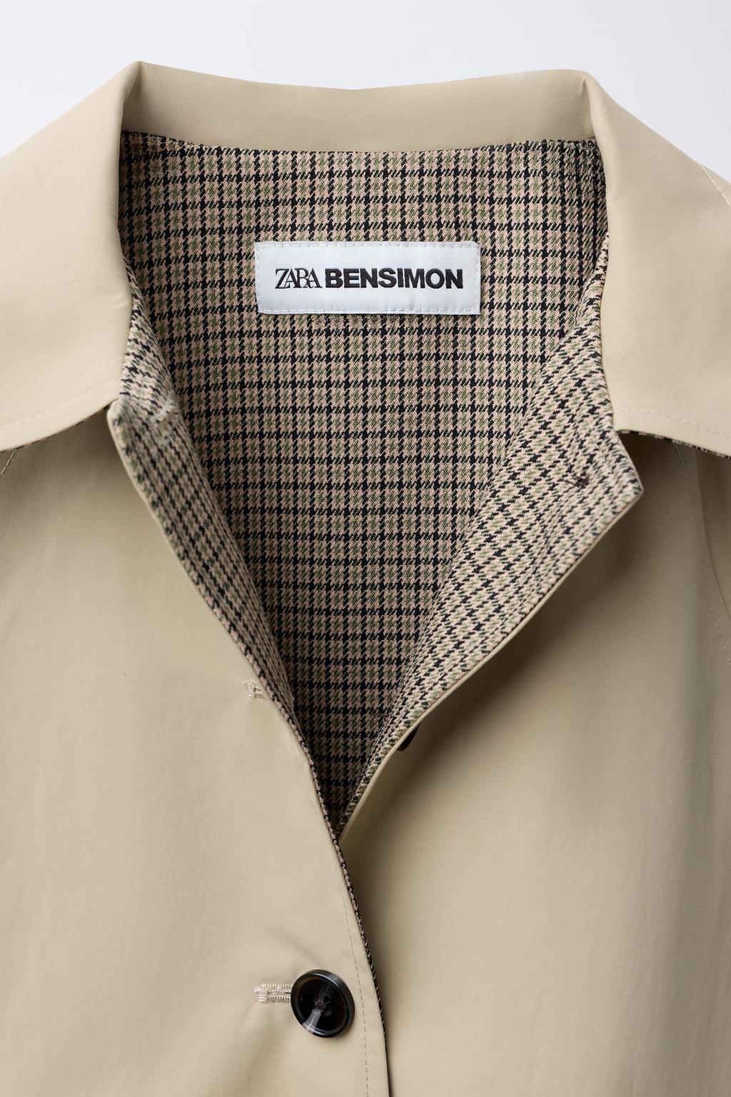 ДЛИННЫЙ НЕПРОМОКАЕМЫЙ ТРЕНЧ BENSIMON ® X ZARA