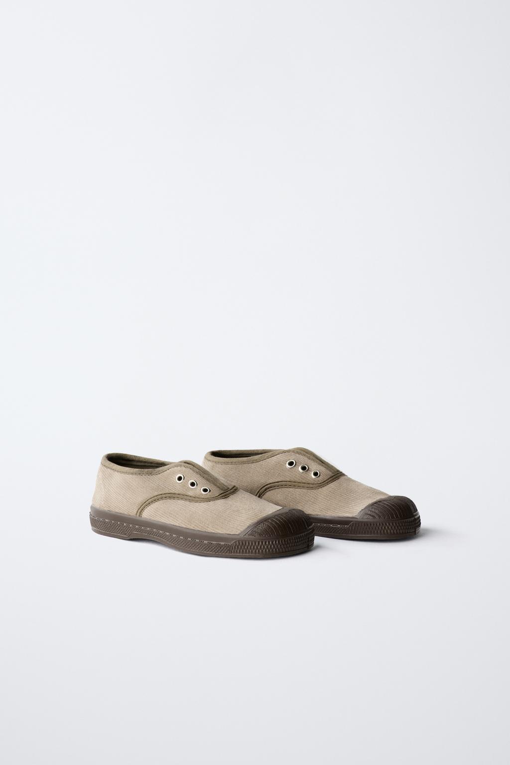 КЕДЫ ИЗ ВЕЛЬВЕТА BENSIMON ® X ZARA