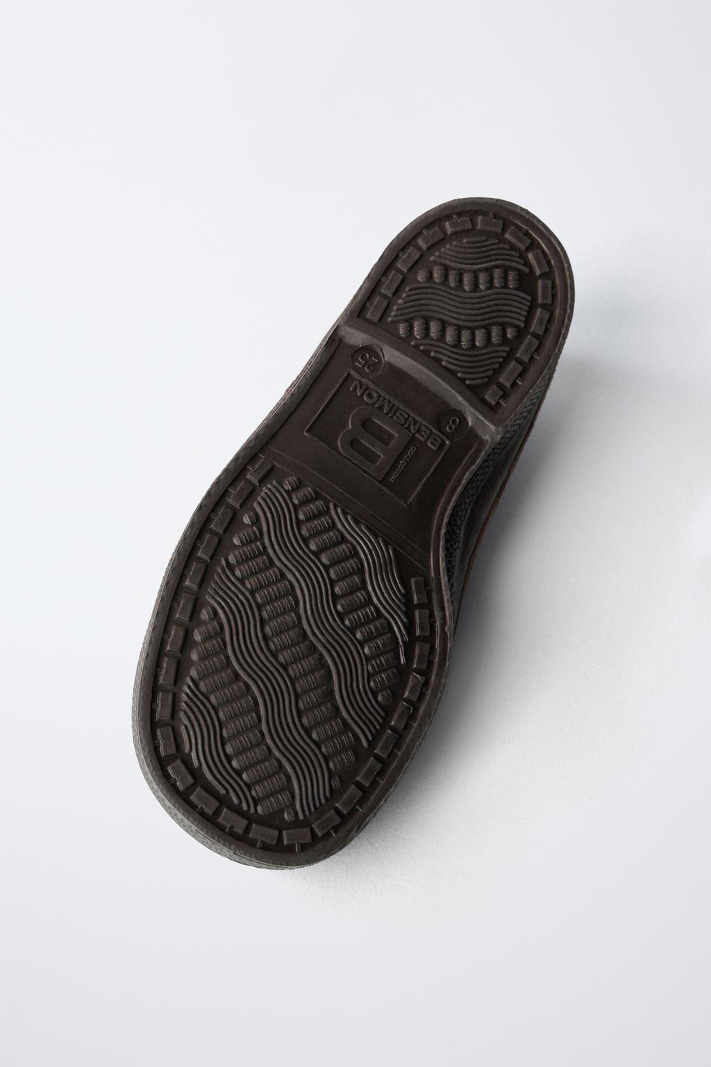 КЕДЫ ИЗ ВЕЛЬВЕТА BENSIMON ® X ZARA