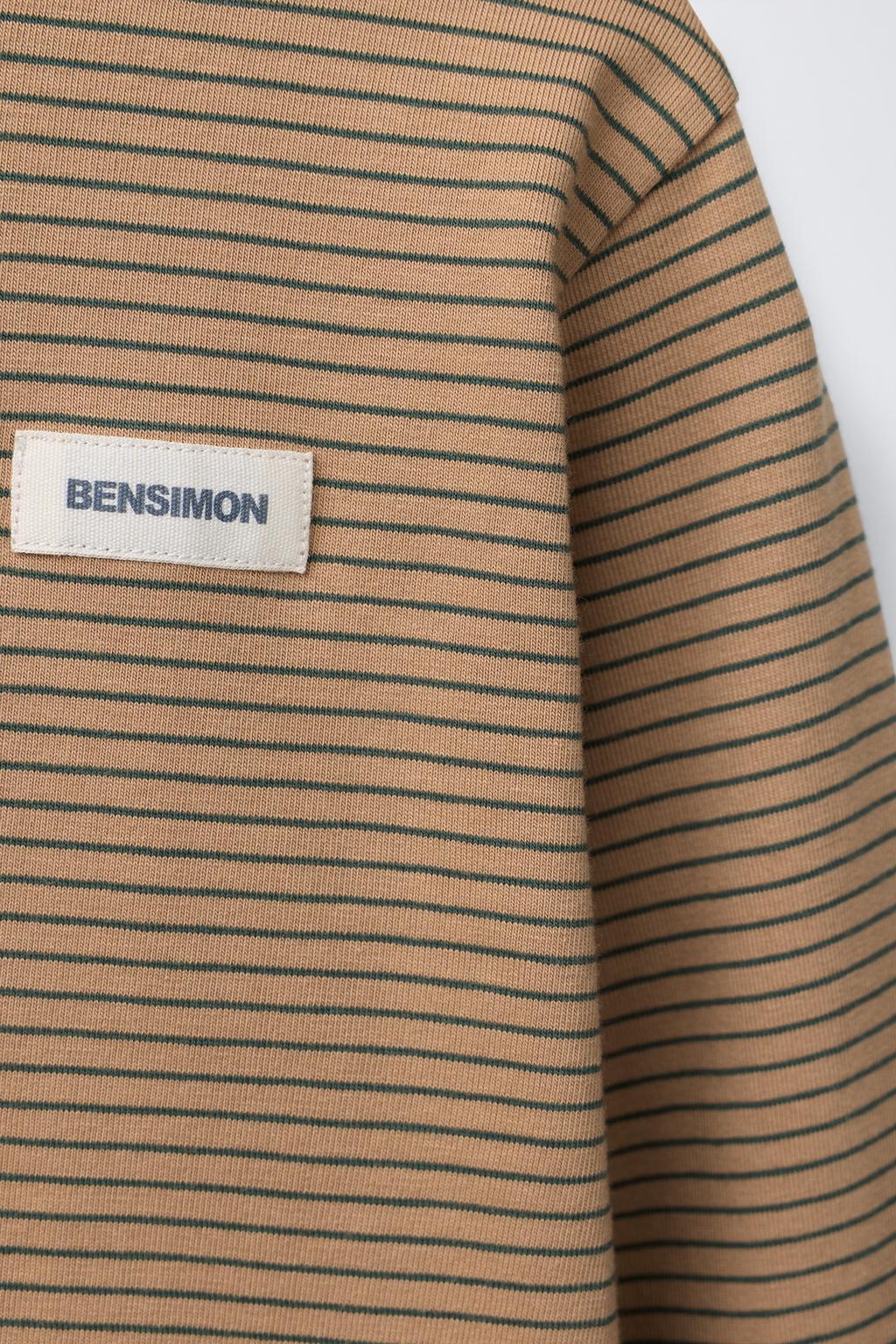 ФУТБОЛКА В ПОЛОСКУ С ЯРЛЫКОМ BENSIMON ® X ZARA