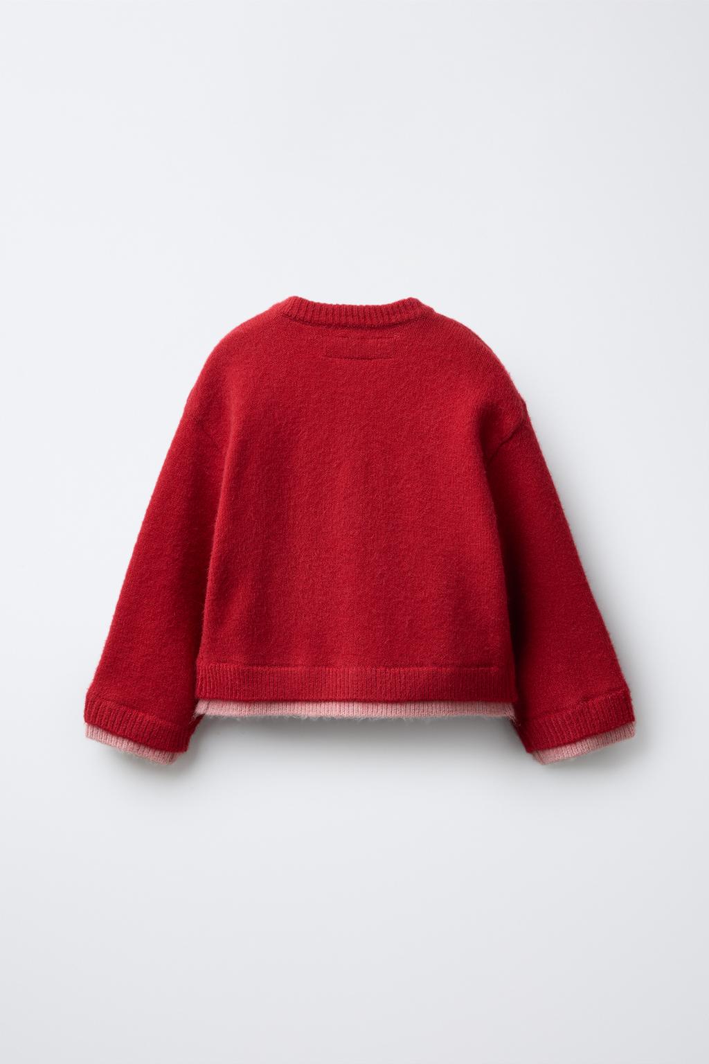 ВЯЗАНЫЙ КАРДИГАН С КОНТРАСТНЫМ КРАЕМ BENSIMON ® X ZARA