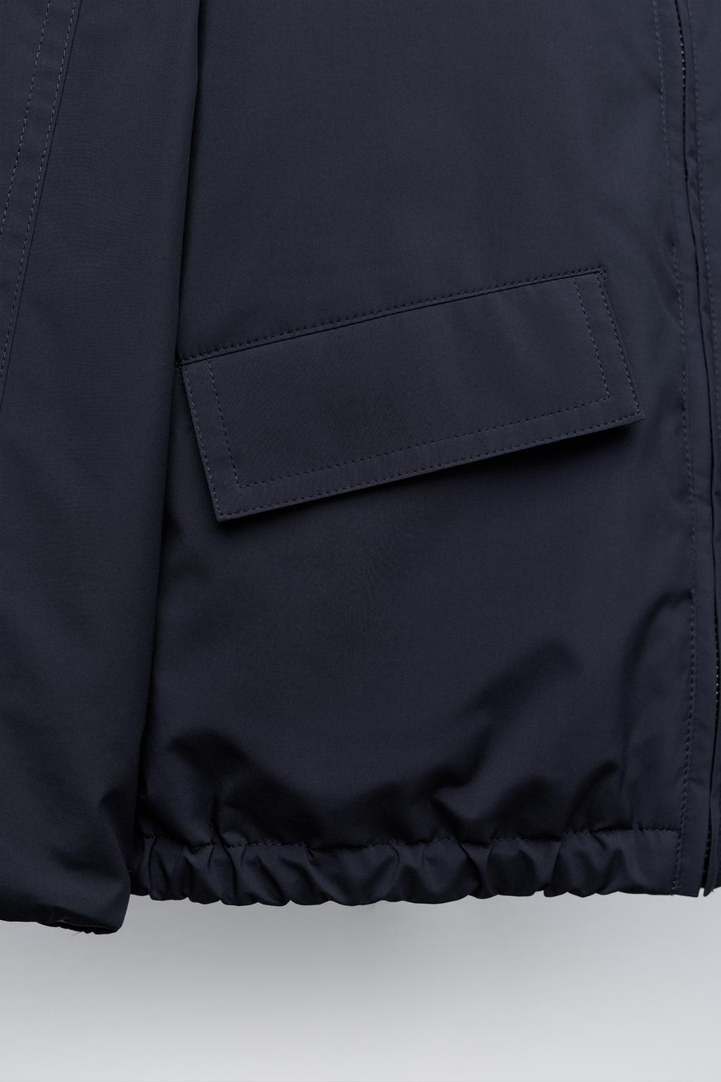ДВУСТОРОННЯЯ КУРТКА В КЛЕТКУ WATER REPELLENT BENSIMON ® X ZARA