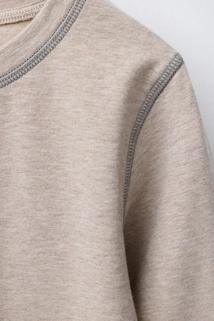 Набор из двух футболок оверлок с контрастной отделкой- Заказать в России