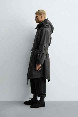 Парка с капюшоном OVERSIZED FIT HOODIE X SR_A- Заказать в России