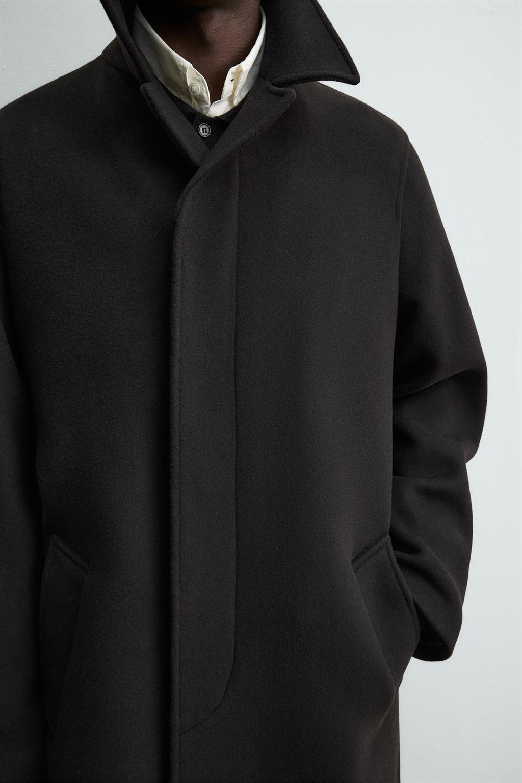 ПАЛЬТО ИЗ СМЕСОВОЙ ШЕРСТИ MANTECO ®