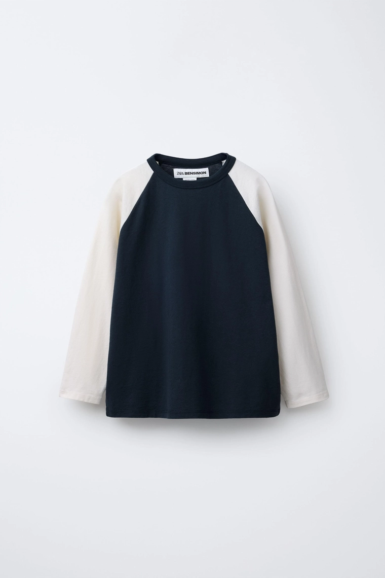 Футболка bensimon ® x zara с реглановым рукавом