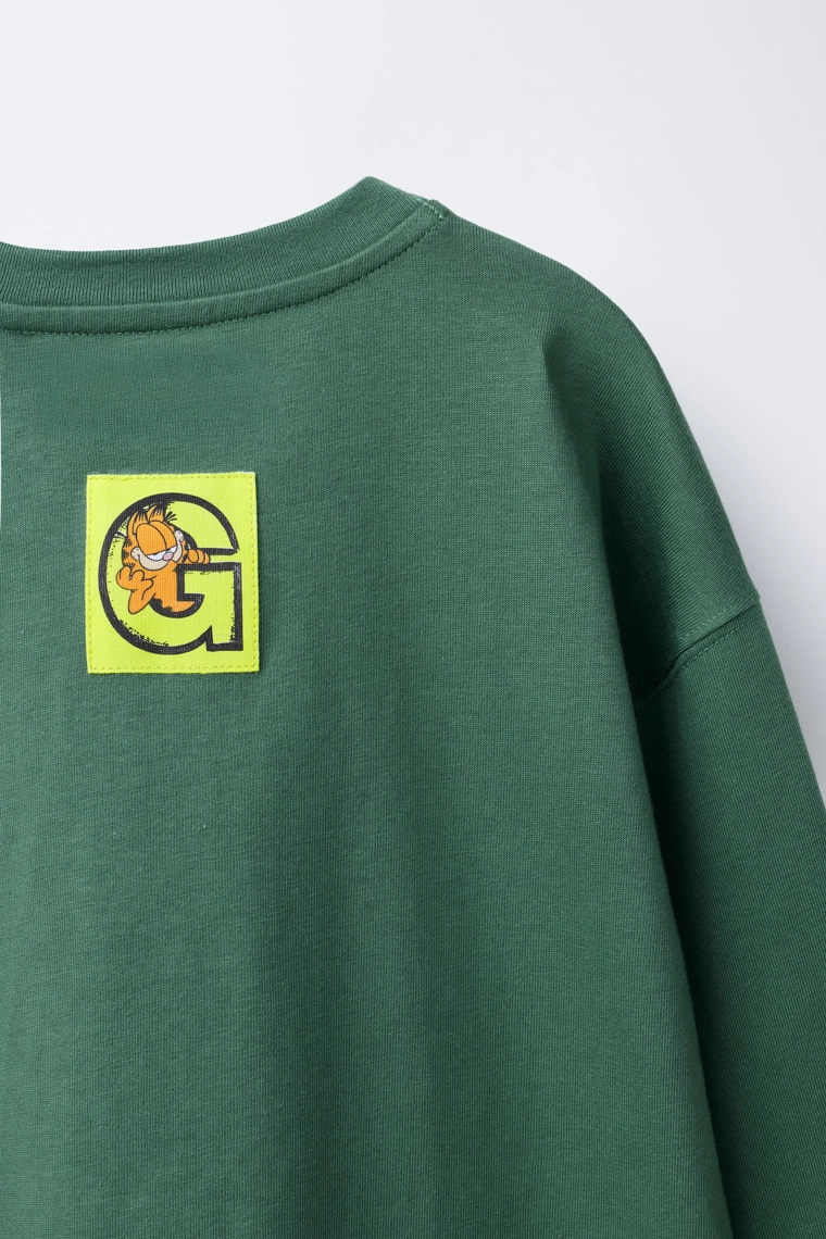 Футболка с принтом garfield © paws inc. zara