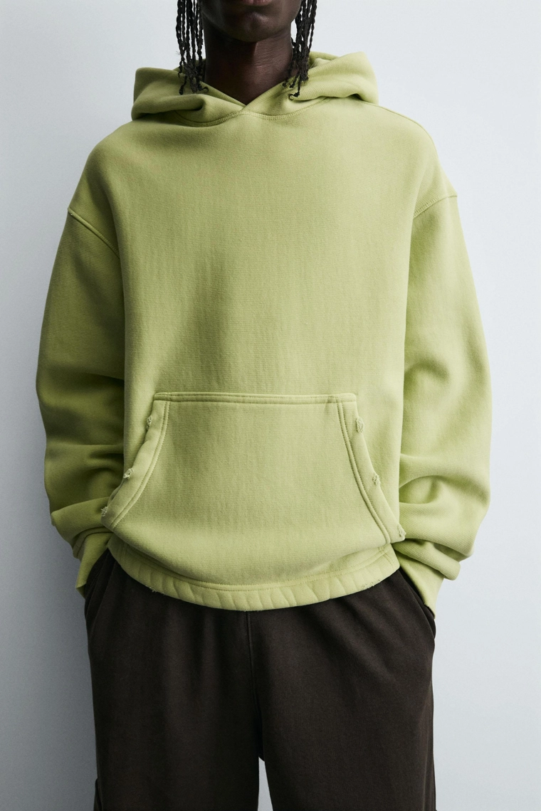 Худи с эффектом выцветания