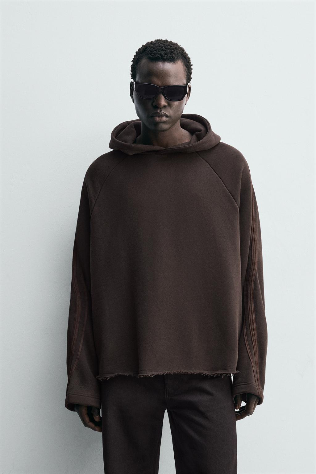 Толстовка с контрастной полоской