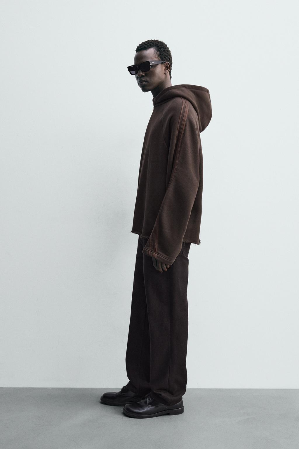 Толстовка с контрастной полоской