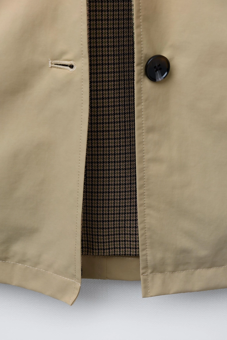 Пальто длинное с рубашечным воротником bensimon ® x zara