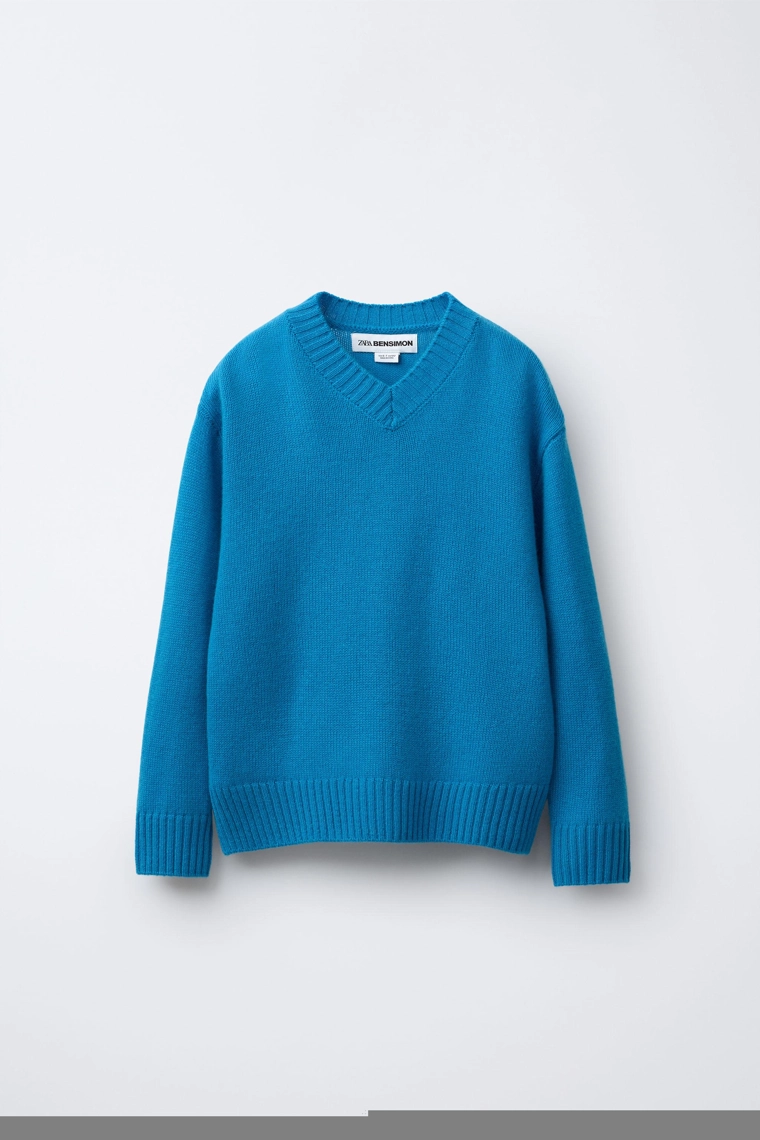 Пуловер из шерсти и кашемира bensimon ® x zara