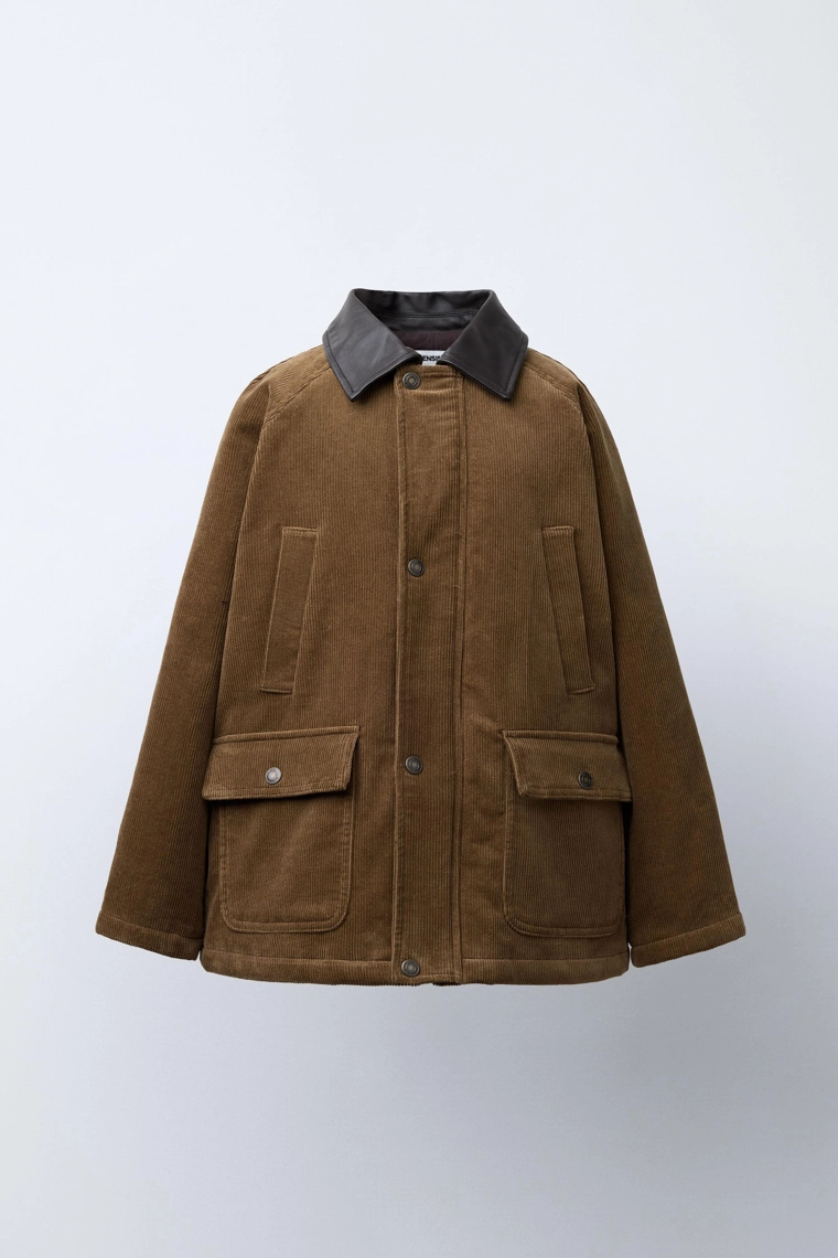 Стеганая куртка из костюма bensimon ® x zara с отстегивающимся воротником