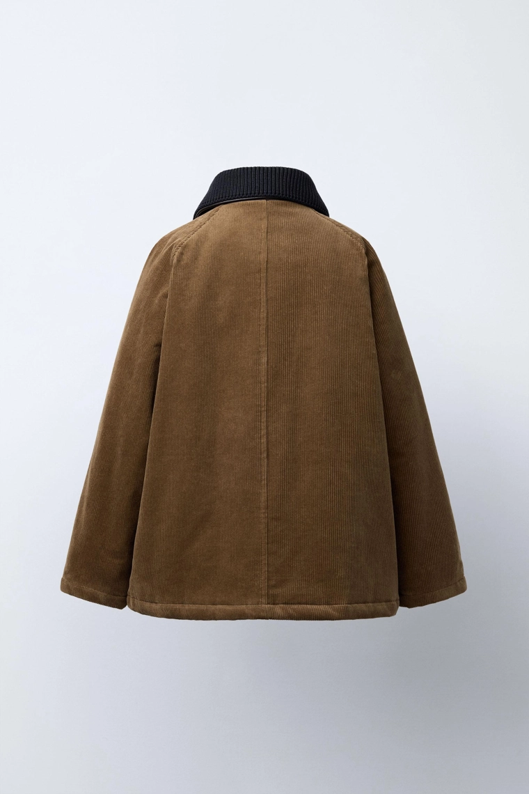 Стеганая куртка из костюма bensimon ® x zara с отстегивающимся воротником