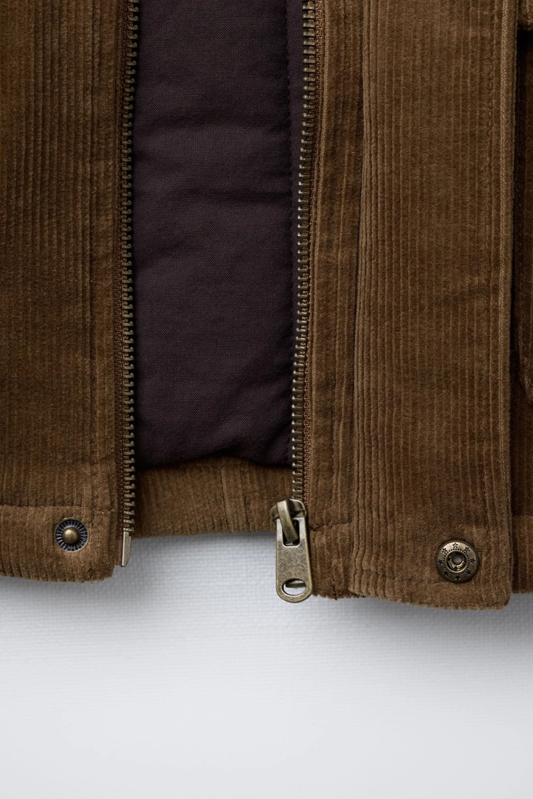 Стеганая куртка из костюма bensimon ® x zara с отстегивающимся воротником