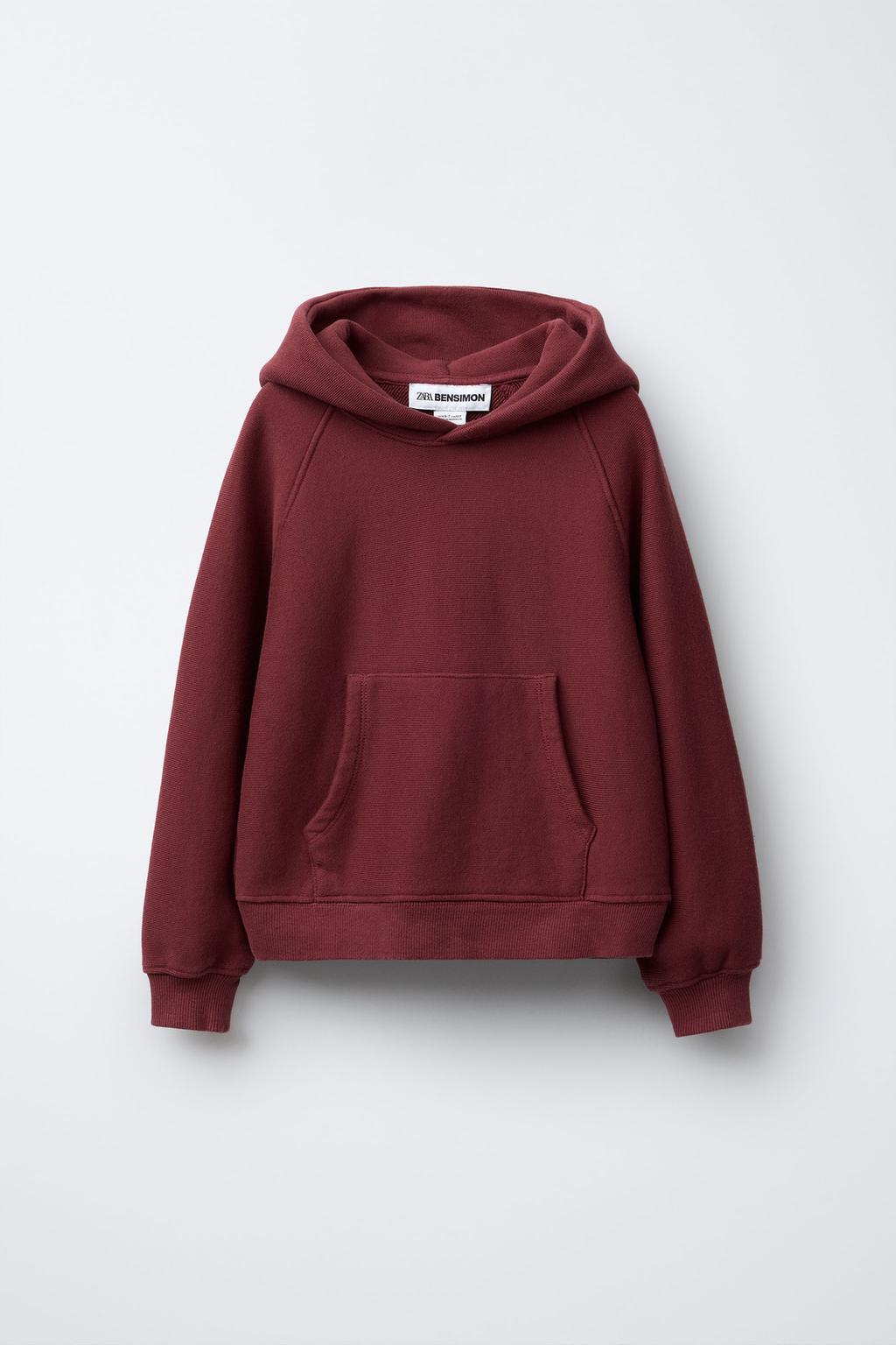 ТОЛСТОВКА С КАПЮШОНОМ BENSIMON ® X ZARA