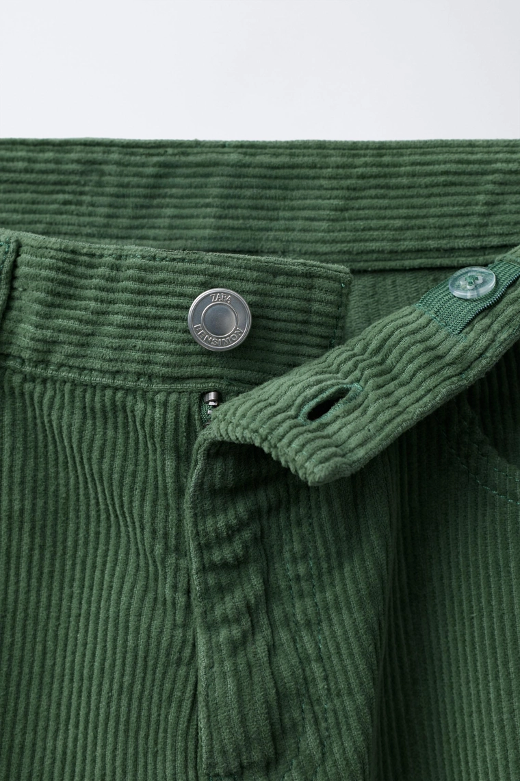 Прямые бархатные брюки bensimon ® x zara