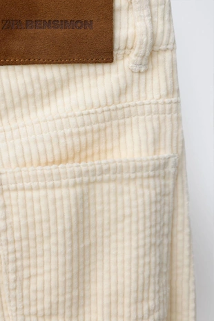 Вельветовые брюки BARREL BENSIMON ® X ZARA- Заказать в России