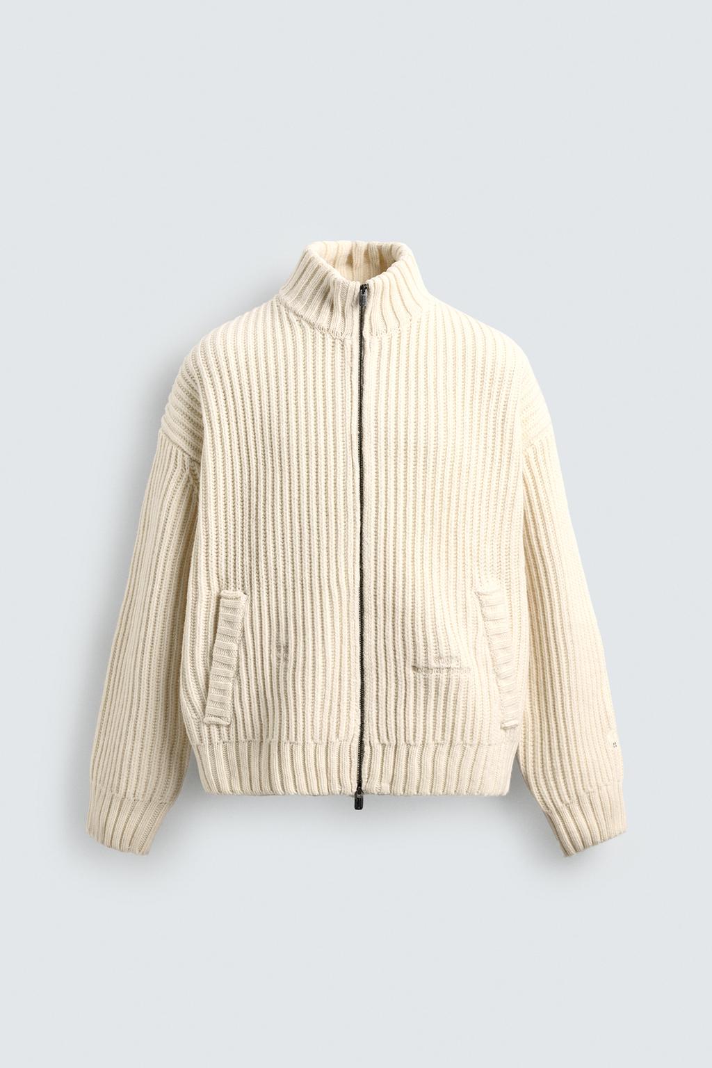 Кардиган из вязанного трикотажа purl knit x sr_a