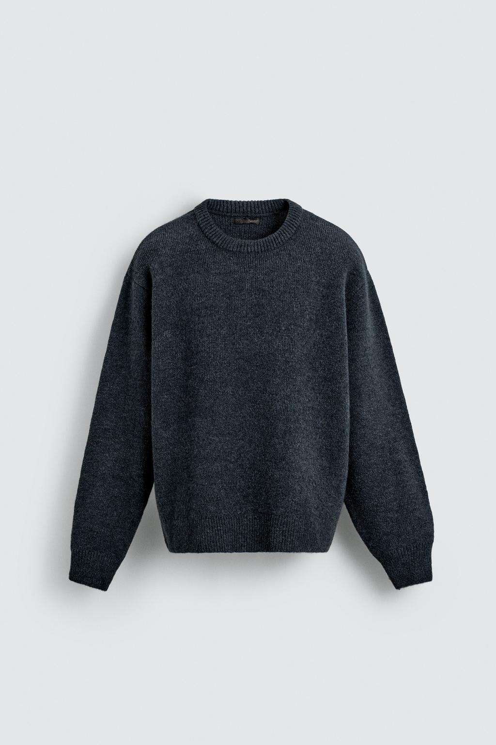 Zara Джемпер свободного кроя с текстурой - Цвет цвет ночного неба