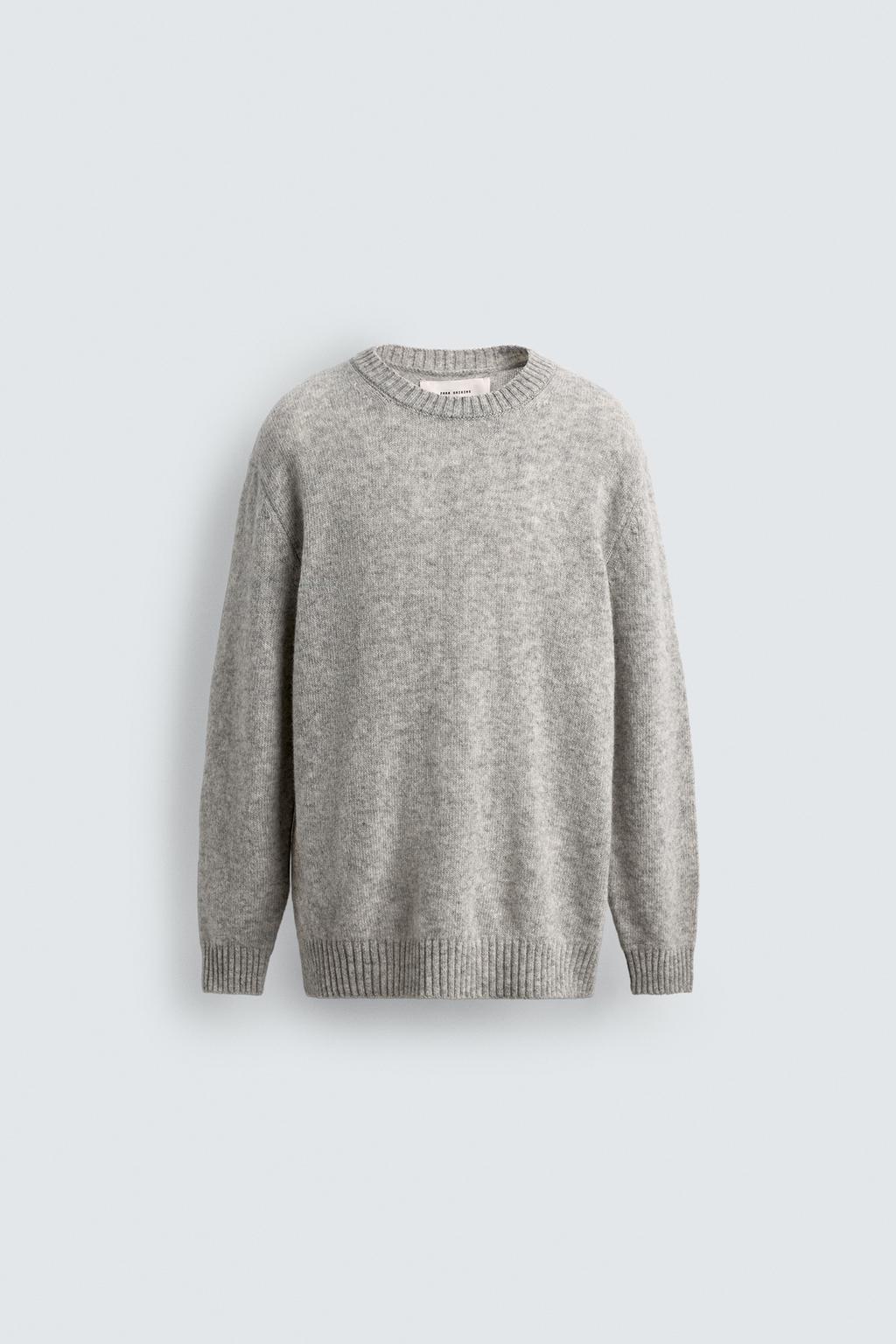 СВИТЕР КЛАССИЧЕСКОГО КРОЯ ИЗ 100% ШЕРСТИ