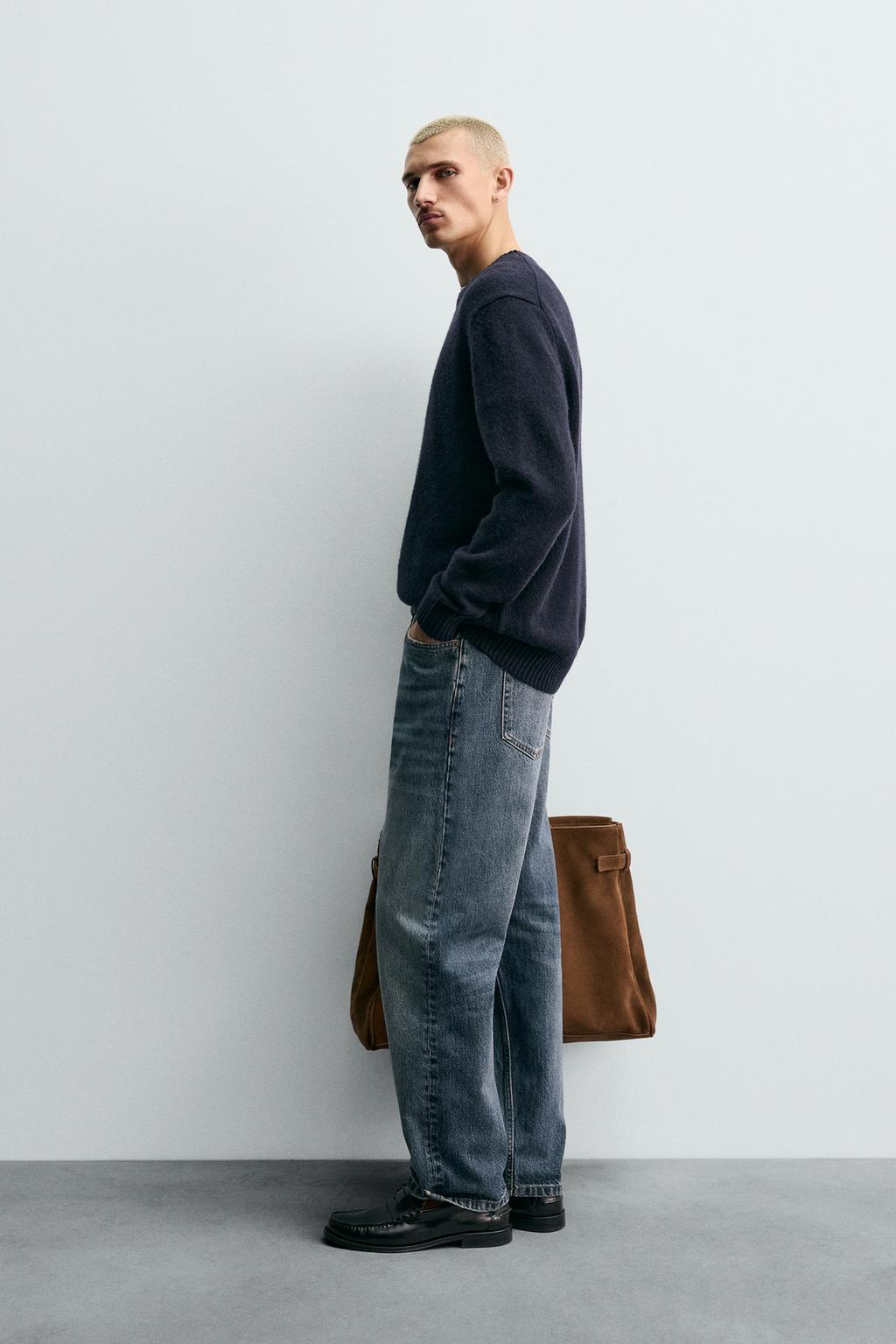 СВИТЕР КЛАССИЧЕСКОГО КРОЯ ИЗ 100% ШЕРСТИ