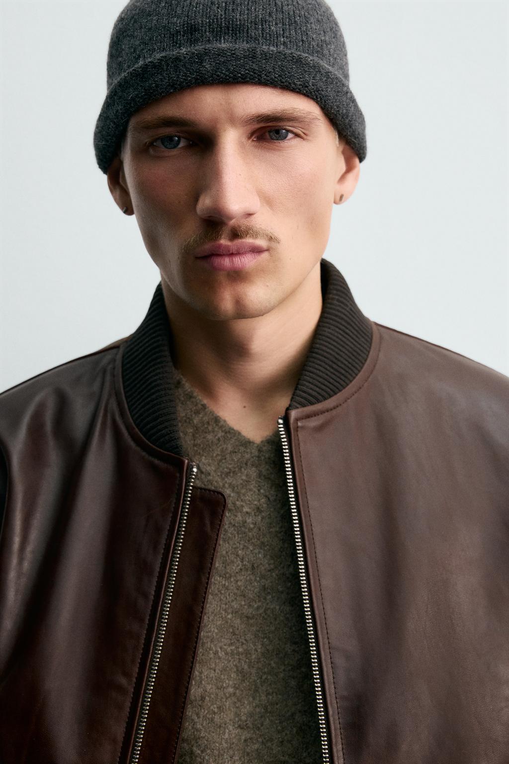 БОМБЕР ИЗ ВОЩЕНОЙ КОЖИ