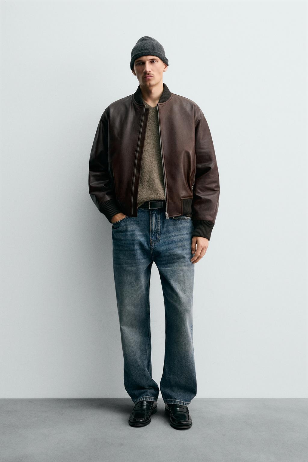 БОМБЕР ИЗ ВОЩЕНОЙ КОЖИ