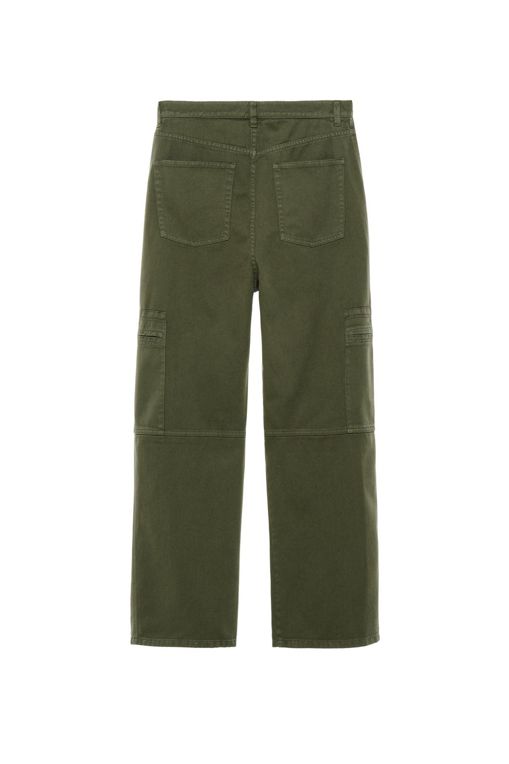 БРЮКИ КАРГО RELAXED FIT С ЭФФЕКТОМ ПОТЕРТОСТИ