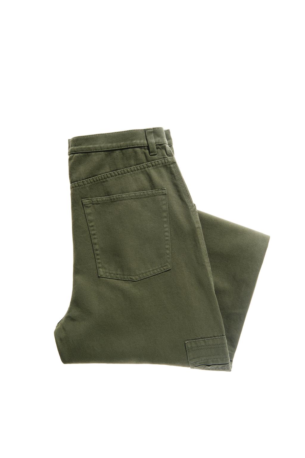 БРЮКИ КАРГО RELAXED FIT С ЭФФЕКТОМ ПОТЕРТОСТИ