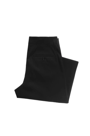 Брюки со складками из хлопка и вискозы- Заказать в России