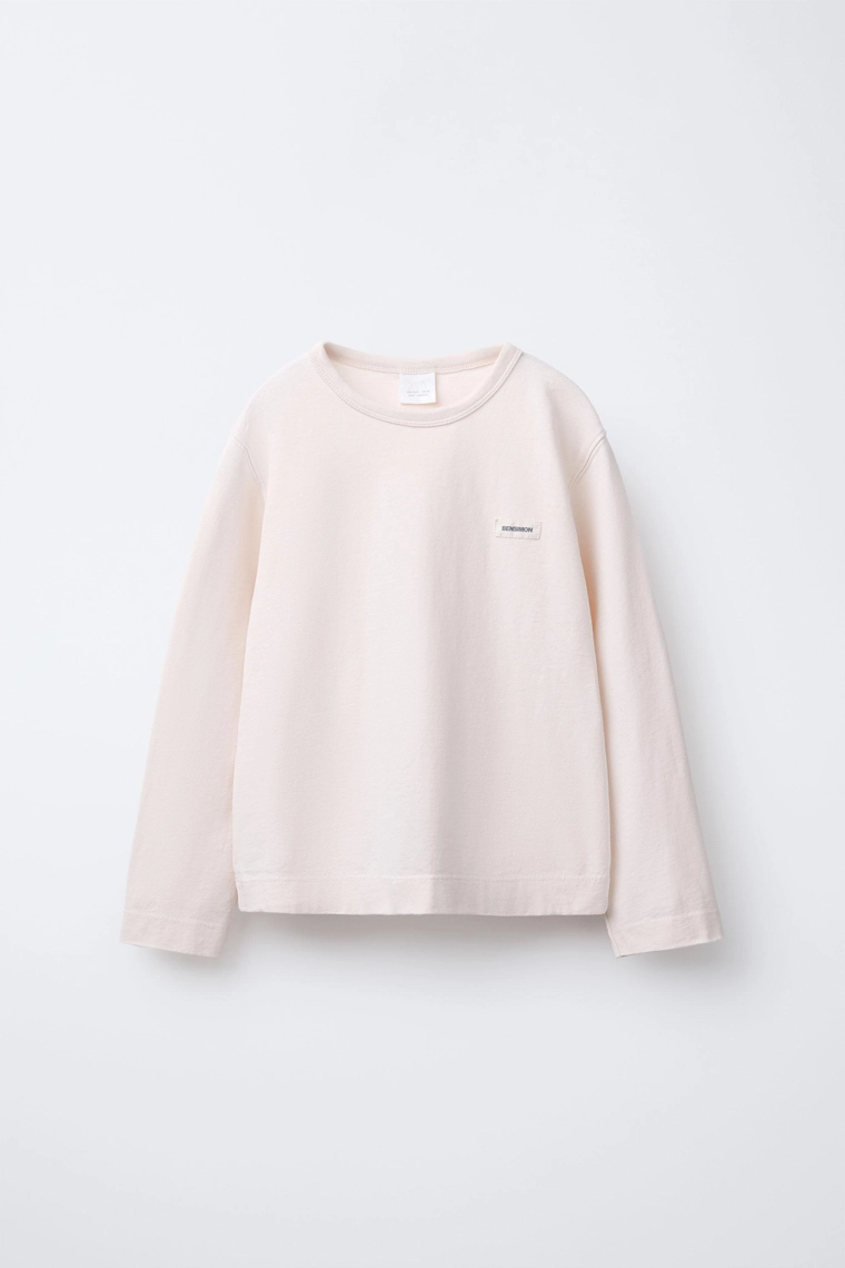 Футболка однотонная с эмблемой bensimon x zara