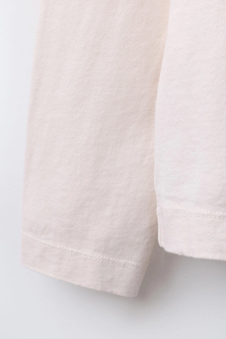 Футболка однотонная с эмблемой bensimon x zara